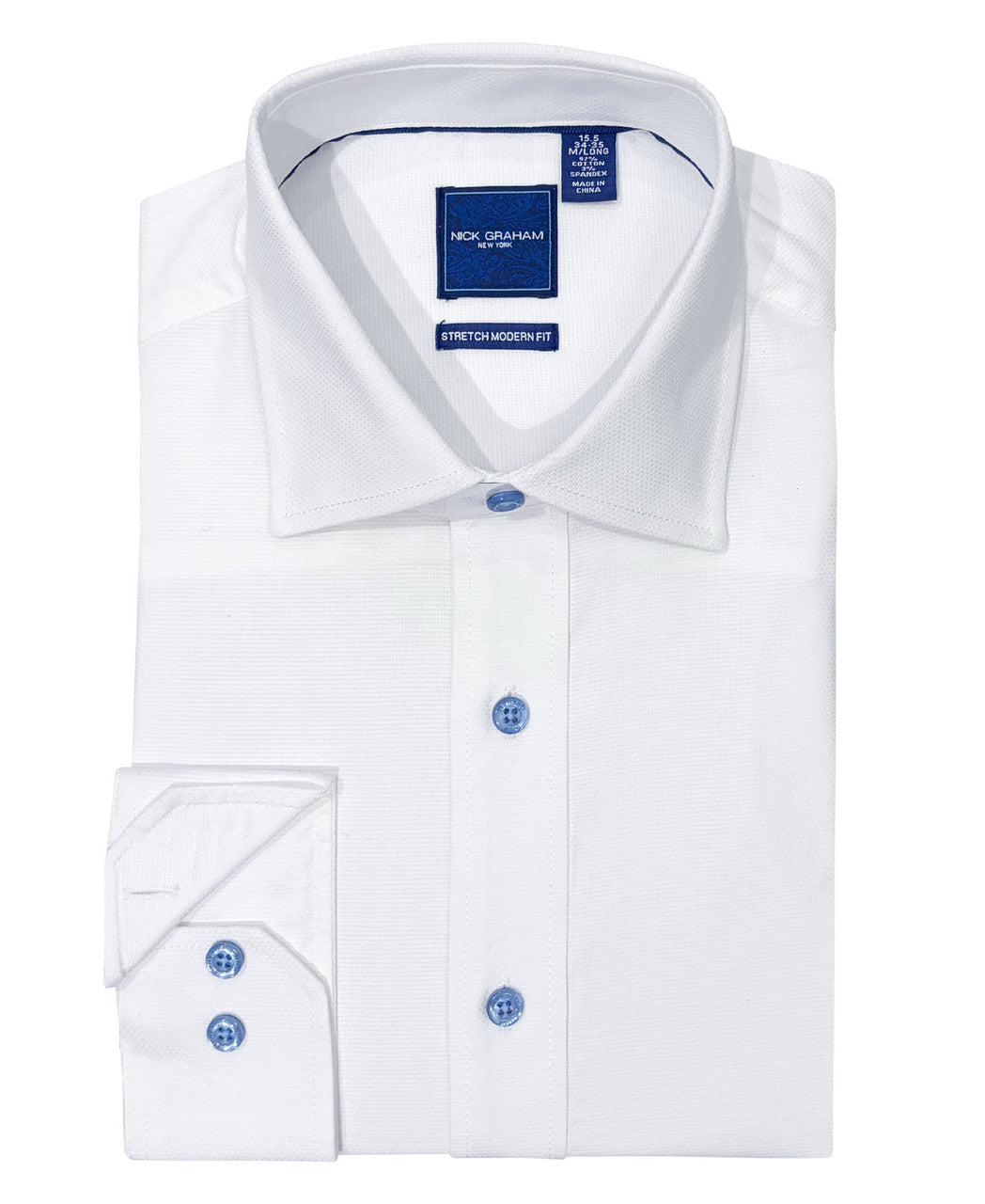 Newbury Text Solid Dress Shirt