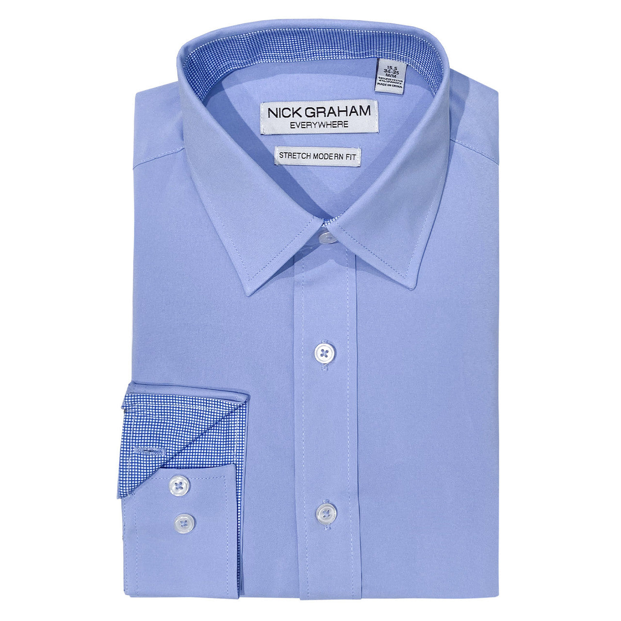 Solid Traveler Dress Shirt