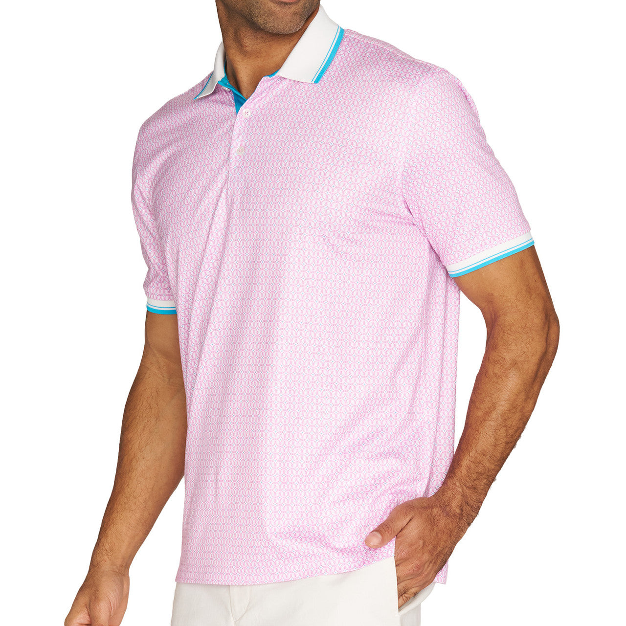 Midcentury Geo Short Sleeve Polo