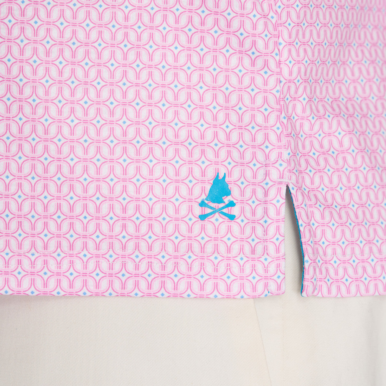 Midcentury Geo Short Sleeve Polo
