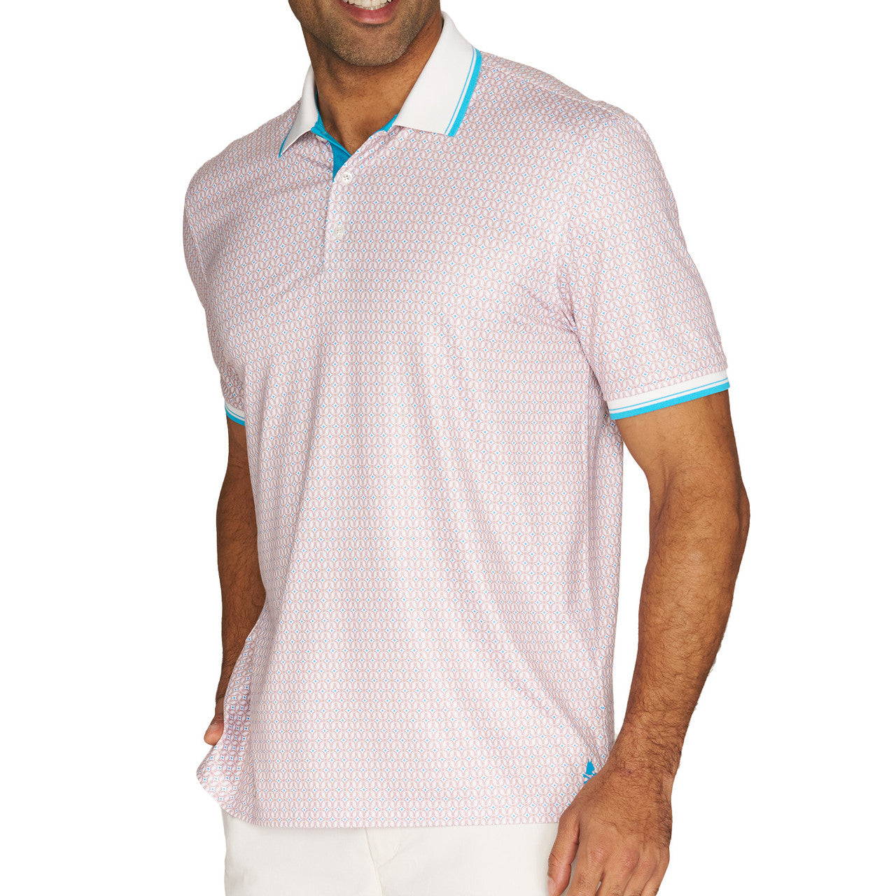 Midcentury Geo Short Sleeve Polo