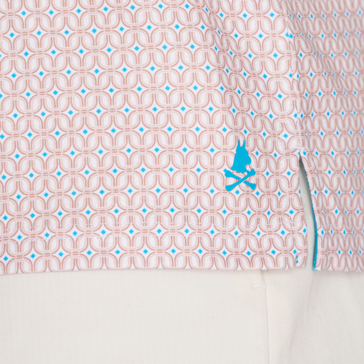 Midcentury Geo Short Sleeve Polo