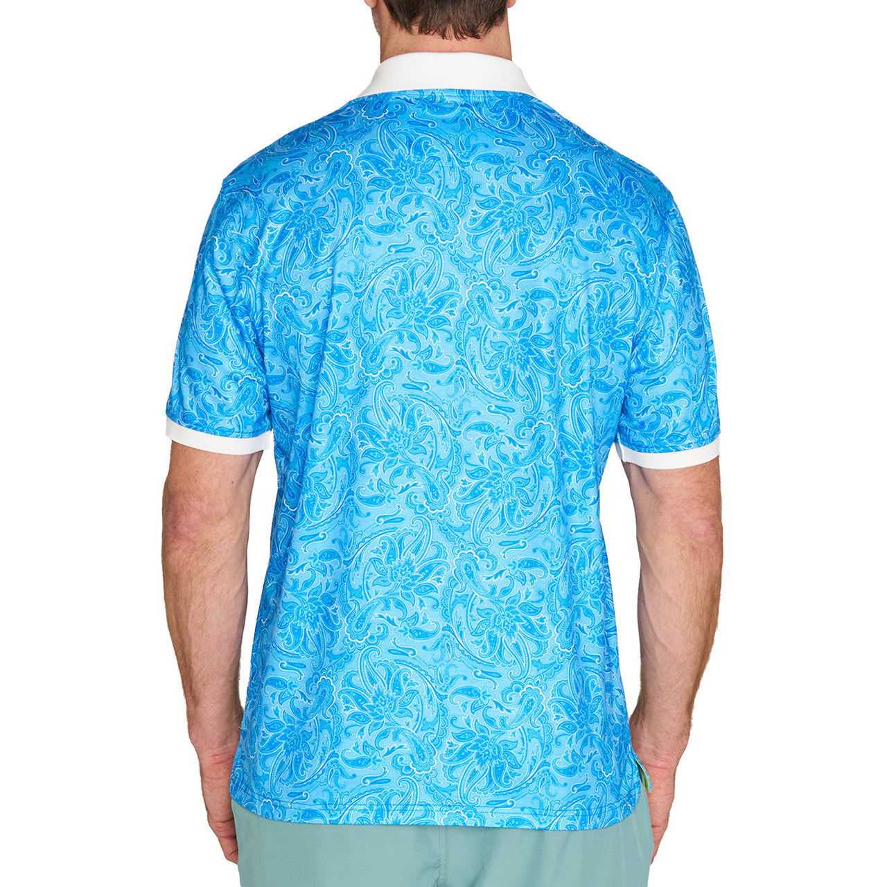 Paisley Floral Short Sleeve Polo