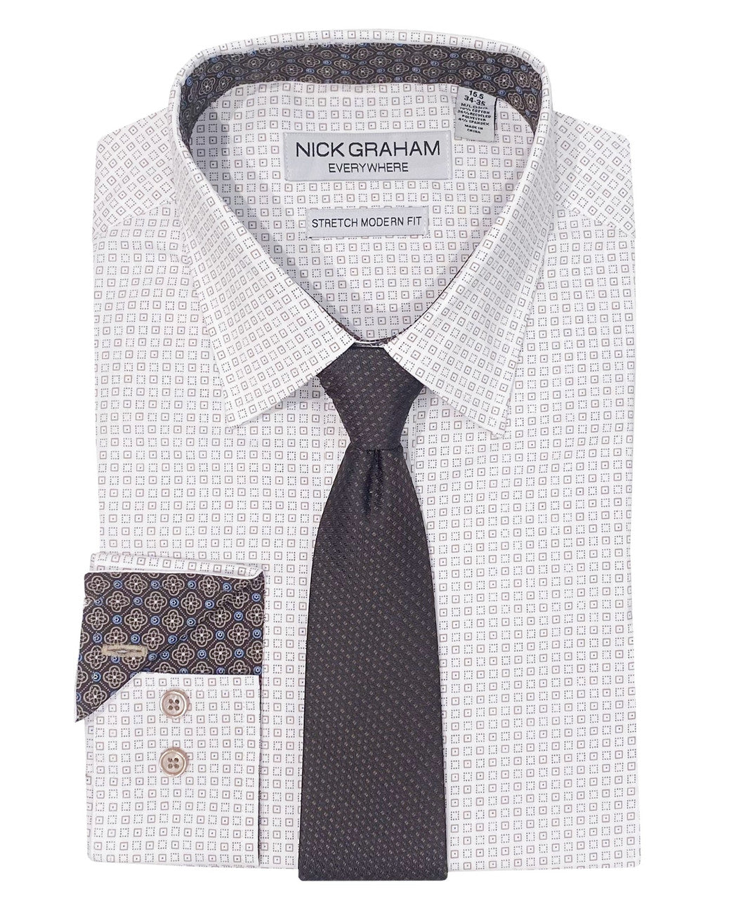 nick graham dress shirts Long Sleeve Solid Traveler Shirt for Men, Wrinkle Free Men's Dress Shirt with Performance Fabric : Clothing, Shoes & Jewelry youll look and feel your best in these stylish and comfortable dress shirts Nick Graham Men's Modern Fit